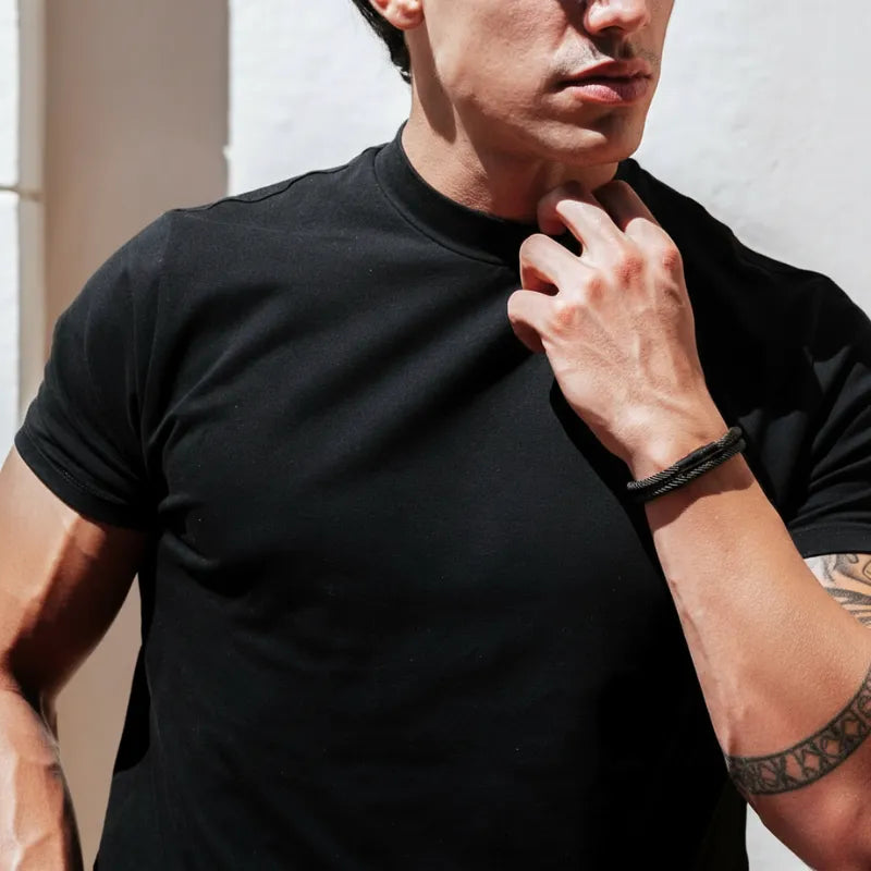 Minimalist Black Bracelet
