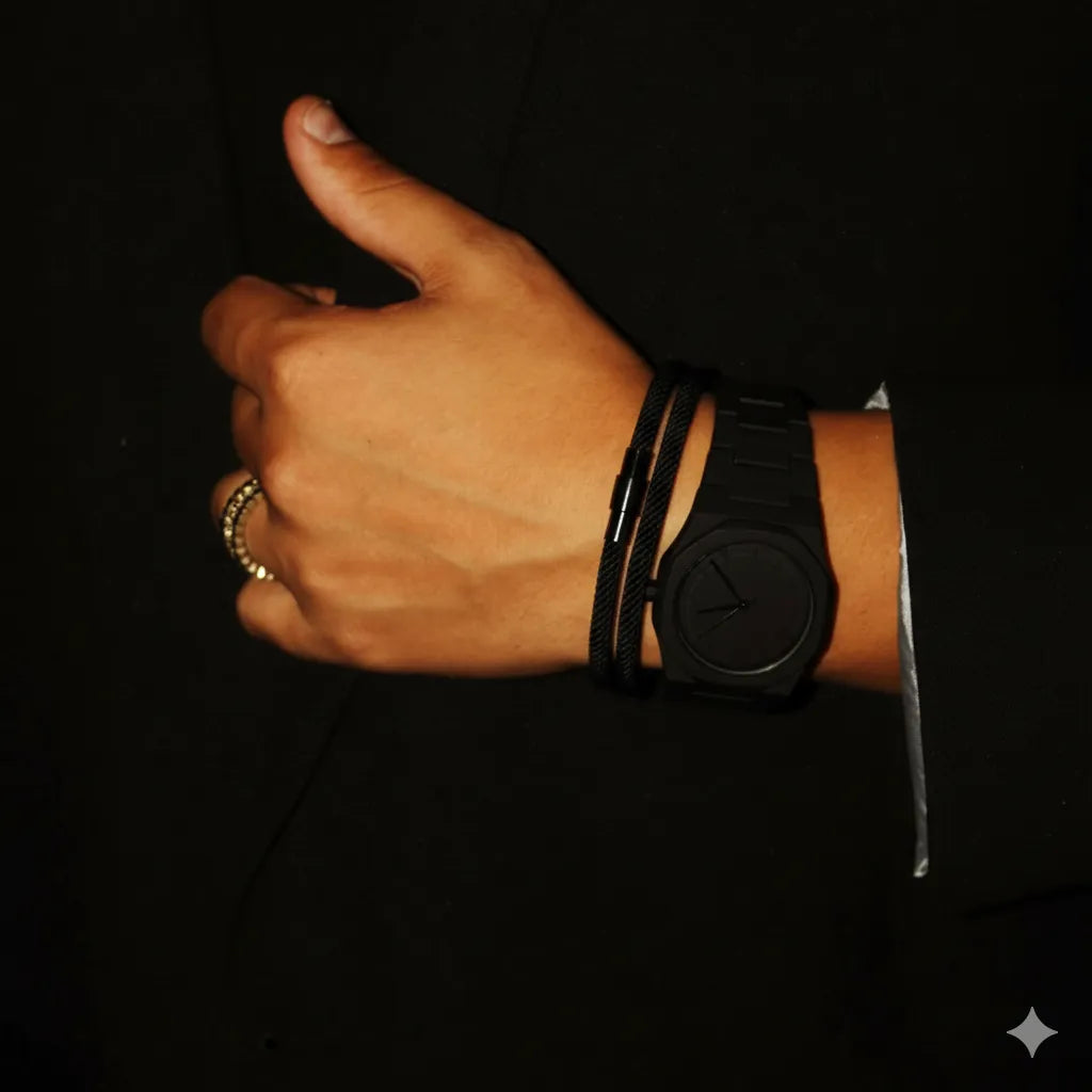 Minimalist Black Bracelet