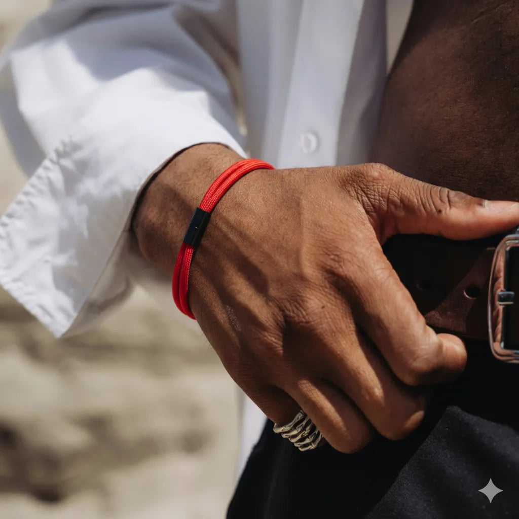 Minimalist Red Bracelet