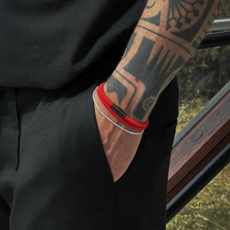 Minimalist Red Bracelet